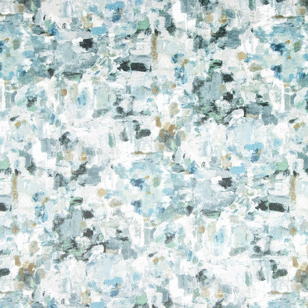 Your Vision Silver by Carole Fabric Making Waves 100% Polyester 50,000 Wyzenbeek Double Rubs 27" V, 13 5/8" H HD 54" - Fabric Carolina -