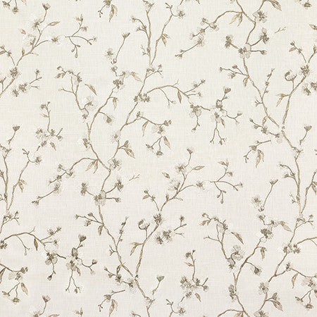 Music Lover Pearl by Carole Fabric Earth & Stone Base: 69% Cotton, 31% Polyester. Embr: 100% Rayon India 20,000 WYZENBEEK DOUBLE RUBS 25 1/4" V, 12 1/2" H HD 50"  - Fabric Carolina -