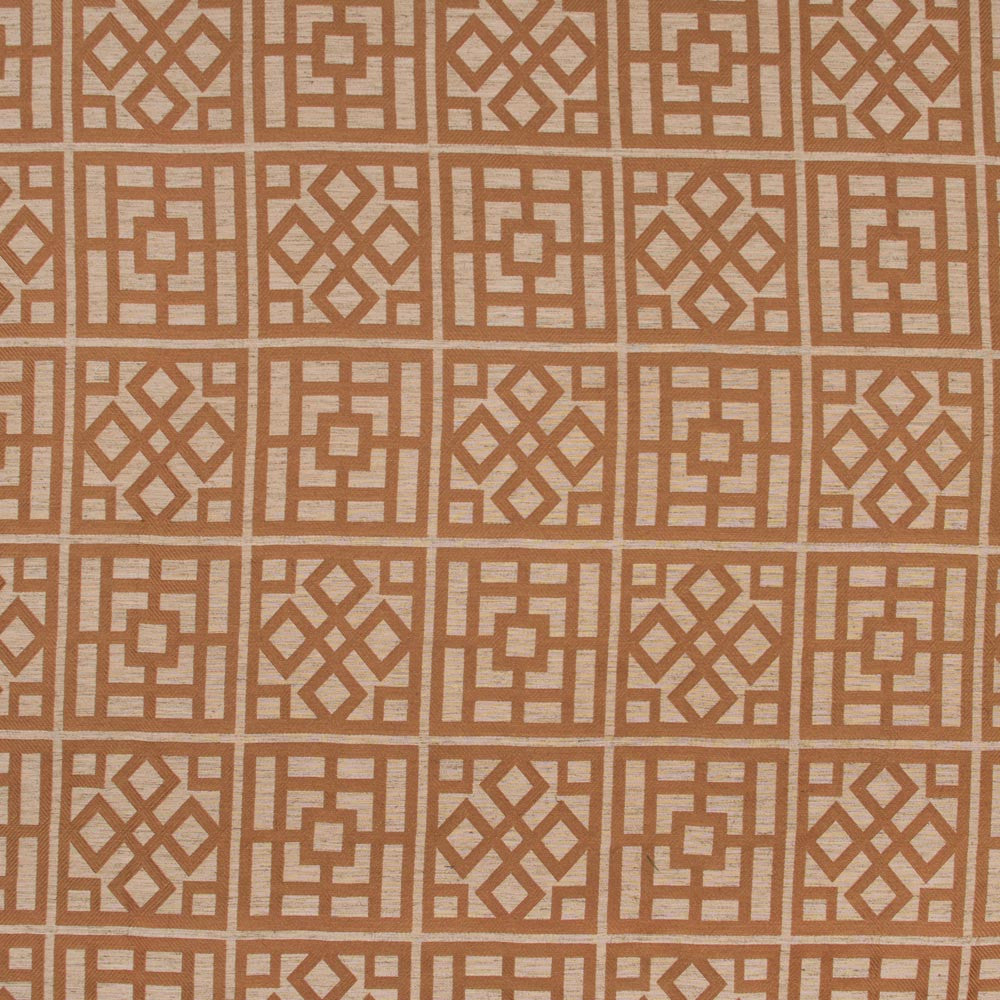 Take Action Copper by Carole Designer Fabric Desert Wanderer 53% Rayon, 40% Polyester, 7% Flax USA Passes 40,000 Double Rubs Wyzenbeek Horizontal: 135 and Vertical: 14375 54 - Swanky Fabrics -