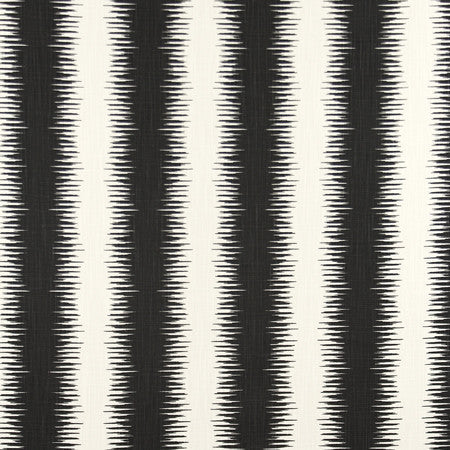 As You Were Ink by Carole Designer Fabric ONYX & IVORY,Well-Traveled 100% Cotton Pakistan Passes 30,000 Double Rubs Wyzenbeek 6 3/4" H 54" - Swanky Fabrics -