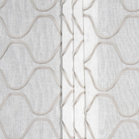 Inner Peace Shadow by Carole Fabric Sheer Impressions Base: 100% Polyester Embr: 100% Polyester N/A 6" V, 6" H 112*" - Fabric Carolina -