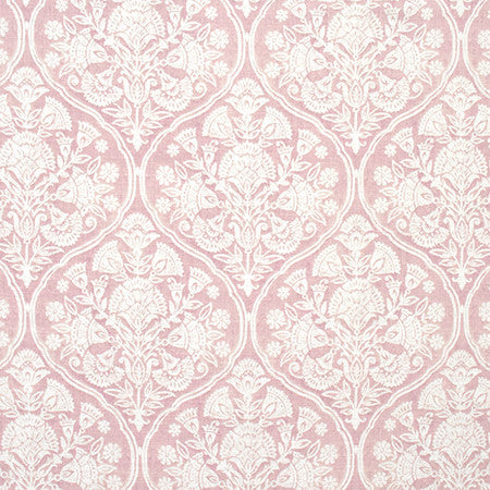 Live Your Life Blush by Carole Fabric Wellington 75% Cotton, 25% Linen-Stain Resistant KOREA 10,000 Wyzenbeek Double Rubs 17 1/2" V, 13 1/4" H HD 54.5"  - Fabric Carolina -