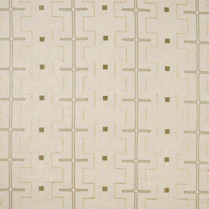 Maze Away Stone by Carole Fabric Birch 70% Cotton, 25% Polyester, 5% Linen India Passes 50,000 Double Rubs Wyzenbeek Horizontal: 10375 and Vertical: 5 52 - Fabric Carolina -