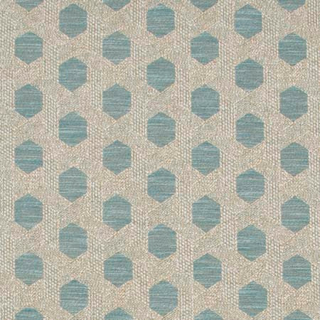 Lattice Wall Mineral by Carole Designer Fabric Wintermint 78% Polyester, 15% Acrylic, 7% Linen Turkey 20,000 Martindale Circular Rubs 2 3/4" V, 4 3/4" H 54" - Swanky Fabrics -