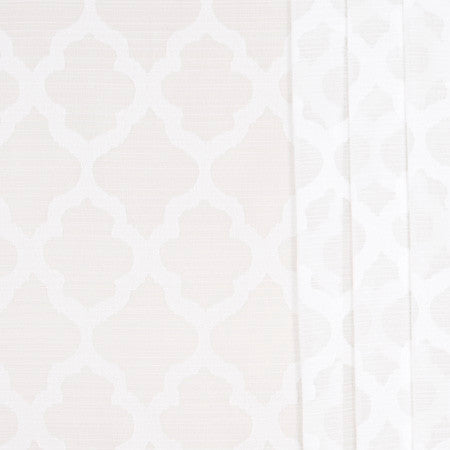 Framed Out White by Carole Fabric Sheer Marvel 100% Polyester TURKEY N/A </p><p>Repeat: 7 5/8" V, 5 1/8" H 118" - Fabric Carolina -