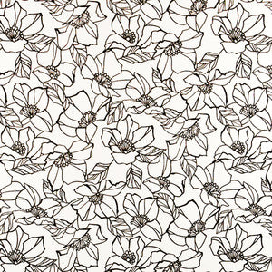 Flower Stencil Domino by Carole Fabric