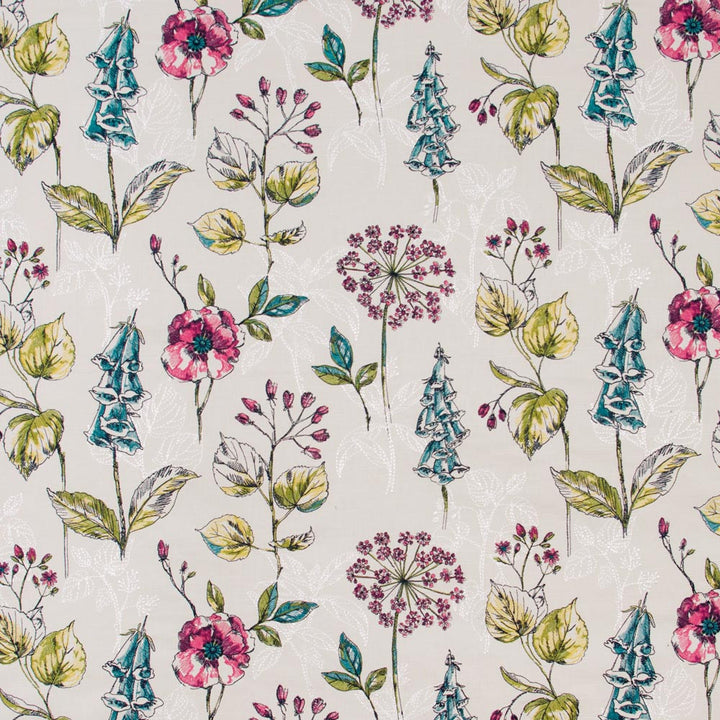 Looking For Love Fuchsia by Carole Fabric Vibrance 65% Linen, 35% Cotton India N/A Horizontal: 25125 and Vertical: 15375 51 - Fabric Carolina -