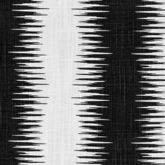 As You Were Ink by Carole Designer Fabric ONYX & IVORY 100% Cotton Pakistan Passes 30,000 Double Rubs Wyzenbeek Horizontal: 0" and Vertical: 6 3/4" H 54" - Swanky Fabrics -