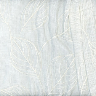 Royal Oak Parchment by Carole Designer Fabric Sheer Wonder 100% Polyester CHINA N/A 11 1/2" V, 12" H 107" - Swanky Fabrics -