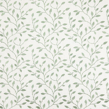 Looking Good Shale Green by Carole Designer Fabric Oasis 100% Polyester India 12 5/8" V, 13" H 51.5" - Swanky Fabrics -