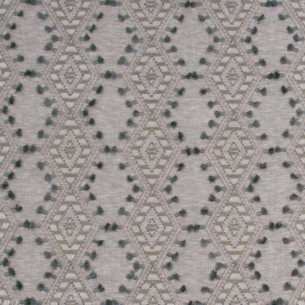 World Travels Storm by Carole Designer Fabric Ash Oak 71% Polyester, 29% Cotton India 25,000 Wyzenbeek Double Rubs Horizontal: 6.5 and Vertical: 6.25 52 - Swanky Fabrics -