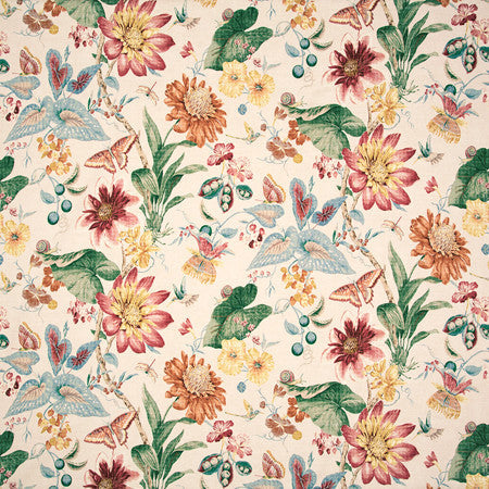 <p>Garden Friends Passion Fruit by Carole Designer Fabric</p><p><strong>Required Minimum Quantity Purchase: 2 yards</strong></p><p>Book: Moodscapes</p><p>Content: 100% Cotton</p><p>Origin: </p><p>Performance: 25,000 Wyzenbeek Double Rubs</p><p>Repeat: 27" V, 26 1/2" H HD</p><p>Width: 54""</p>
