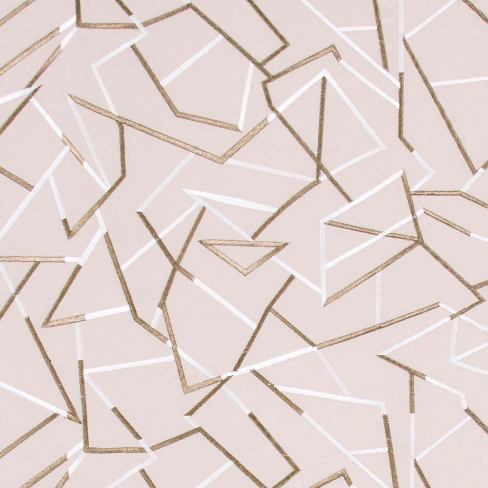 Shattered Glass Bronze by Carole Fabric Modern Edge 100% Polyester India N/A Horizontal: 25.375 and Vertical: 15.375 50.75 - Fabric Carolina -
