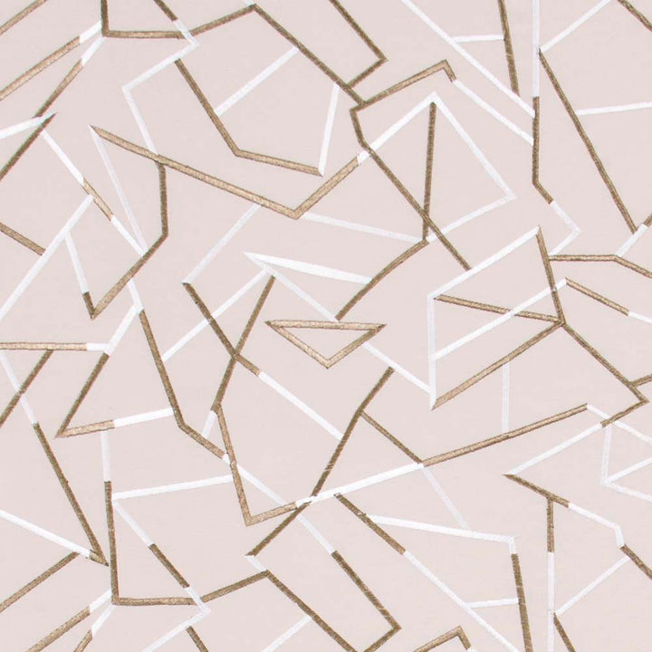 Shattered Glass Bronze by Carole Fabric Modern Edge 100% Polyester India N/A Horizontal: 25.375 and Vertical: 15.375 50.75 - Fabric Carolina -