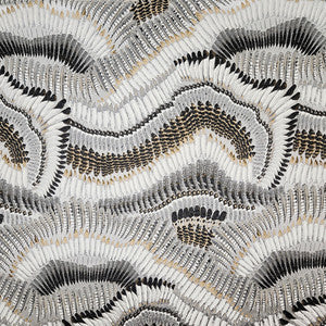 Wingspan Charcoal by Carole Fabric