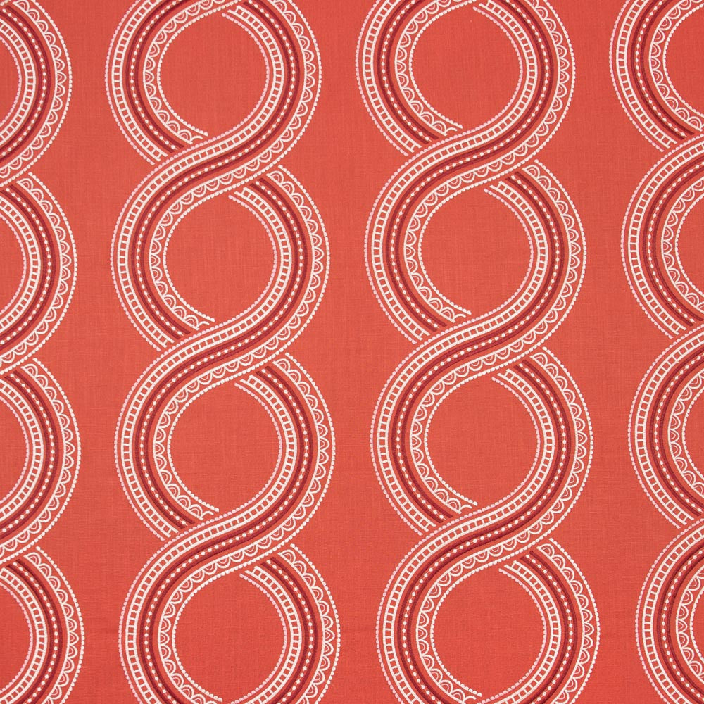Style Crush Persimmon by Carole Fabric Vibrance 75% Viscose, 25% Linen India N/A Horizontal: 1275 and Vertical: 9375 52 - Fabric Carolina -