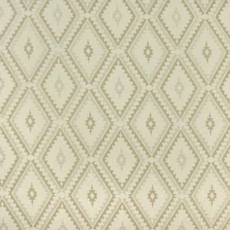 Together Again Jute by Carole Designer Fabric COCONUT CREAM 52% Cotton, 48% Polyester India 12 1/2" V, 10 1/4" H 52" - Swanky Fabrics -
