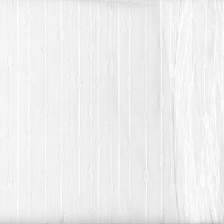 Truth To Truth White by Carole Fabric Sheer Wonder 100% Polyester FRANCE N/A Horizontal: 0" and Vertical: 4 3/8" H 118" - Fabric Carolina -