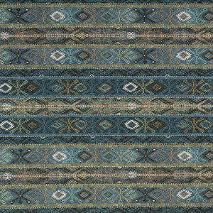 Richly Layered Blue Green by Carole Fabric