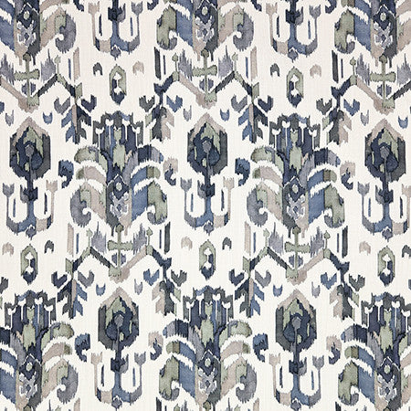 Marchington Midnight by Carole Fabric Earth & Stone 100% Polyester Printed In Usa  27 3/4" V, 7 1/2" HD 56"  - Fabric Carolina -