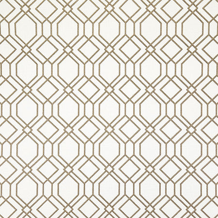 Eavesdrop Vanilla by Carole Fabric Shape Shifter Base: 52% Polyester, 48% Cotton Embr: 100% Polyester India  6 1/4" V, 6 1/2" H 51.5"  - Fabric Carolina -