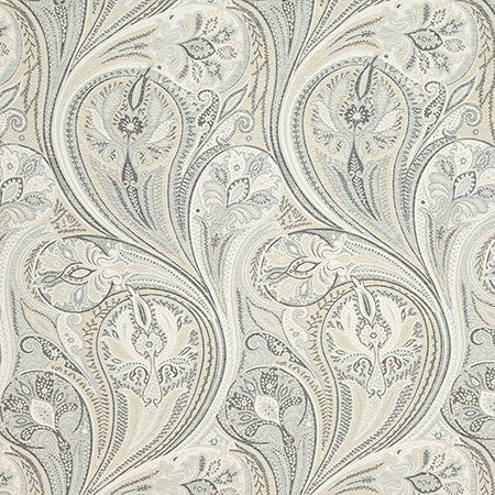 Tempting Thoughts Tranquil by Carole Fabric In The Details 50% Polyester, 42% Cotton, 8% Linen India 9,000 Wyzenbeek Double Rubs 27 1/4" V, 13 3/4" H 54"  - Fabric Carolina -