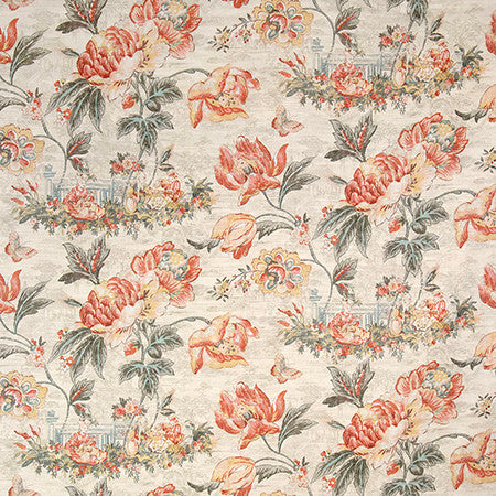 Sit Together Shell by Carole Fabric English Garden 75% Cotton, 25% Linen 15,000 Wyzenbeek Double Rubs 25 1/4" V, 27" H HD 54" - Fabric Carolina -