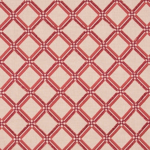 Diamonds Within Coral by Carole Fabric