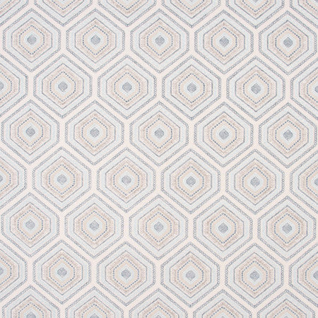 Overcome Island by Carole Fabric Spearmint 64% Polyester, 32% Cotton, 4% Linen India Passes 30,000 Double Rubs Wyzenbeek 9 1/8" V, 6 1/4" H 50.5"  - Fabric Carolina -