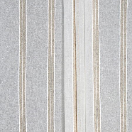 Sweet Memories Oatmeal by Carole Fabric Sheer Impressions 100% Polyester N/A 4 3/4" H 117" - Fabric Carolina -