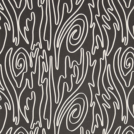 Twist About Chalkboard by Carole Designer Fabric Muse 65% Cotton, 35% Recycled Polyester India 16,500 Wyzenbeek Double Rubs </p><p>Repeat: 18 1/4" V, 25 1/2" H 51" - Swanky Fabrics -