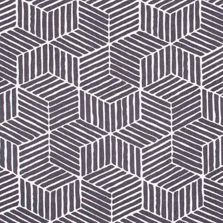 Revolving Door Charcoal by Carole Fabric Modern Edge 100% Polyester India N/A </p><p>Repeat: 19 7/8" V, 13 3/4" H 55" - Fabric Carolina -