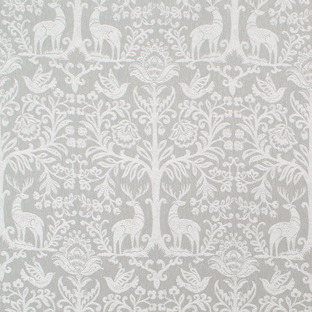 Deer Ridge Urban Grey by Carole Fabric Moonstone 84% Polyester, 16% Cotton India  32 1/4" V, 13 1/4" H 54.5"  - Fabric Carolina -