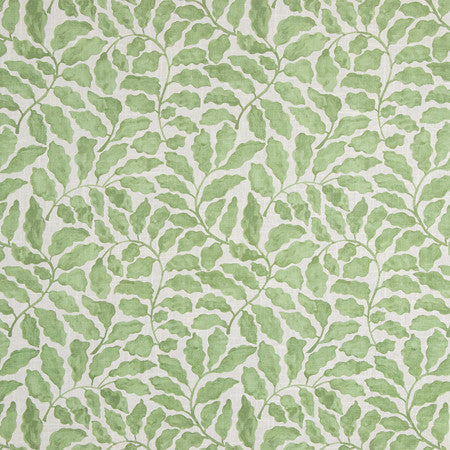 Heavy Heart Herbal by Carole Fabric Serene Green 55% Linen, 45% Rayon 12,000 Wyzenbeek Double Rubs 13" V, 13 1/2" H 55" - Fabric Carolina -