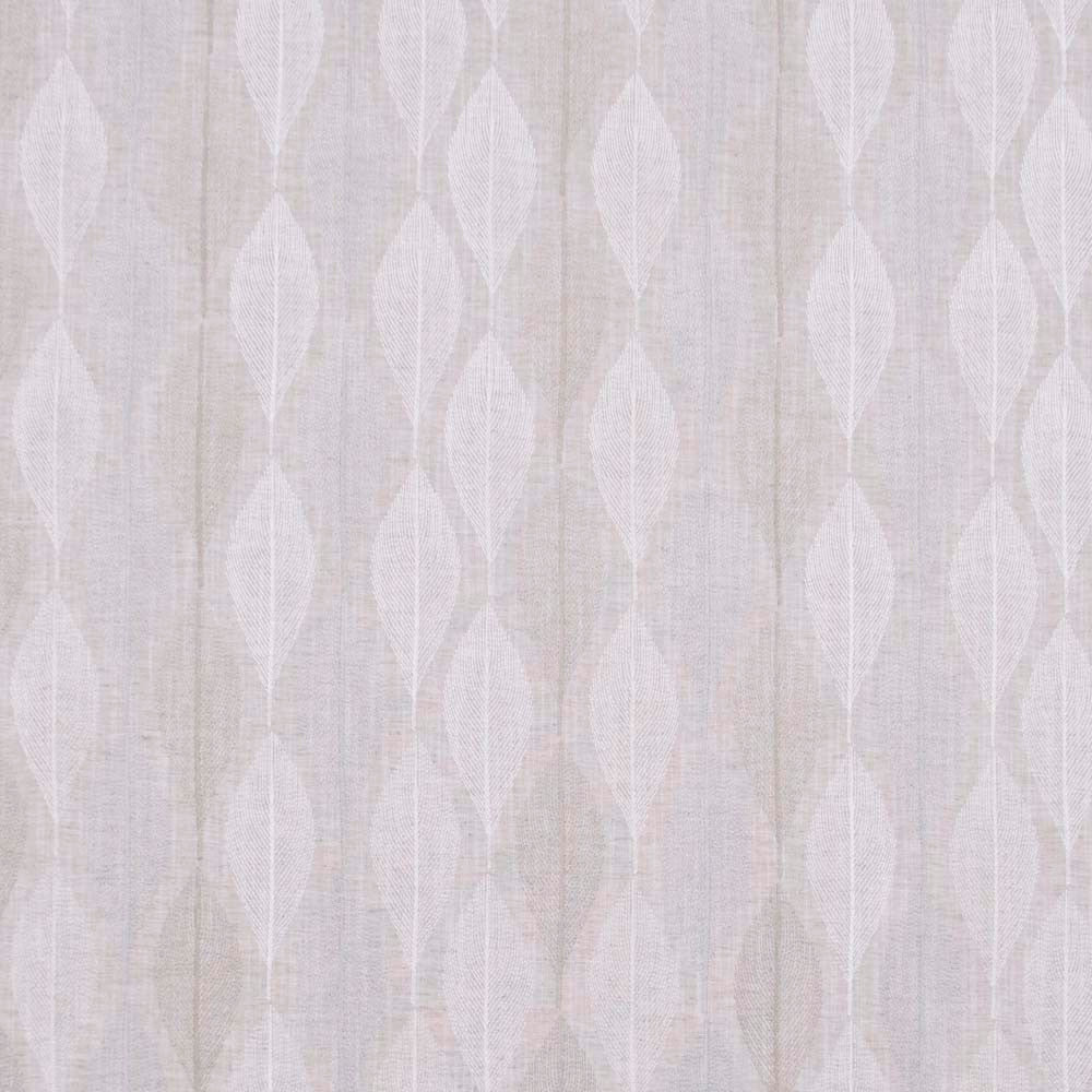 Leaf It Be Pearl Grey by Carole Fabric Modern Edge 83% Polyester, 11% Cotton, 6% Linen India 40,000 Wyzenbeek Double Rubs Horizontal: 13.75 and Vertical: 6.25 52 - Fabric Carolina -