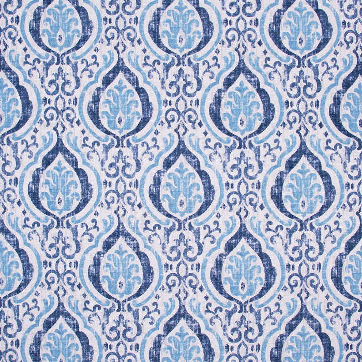 Be Brave Sapphire by Carole Fabric Bluebird 100% Cotton- Soil Repellent China Passes 27,000 Double Rubs Wyzenbeek Horizontal: 13.5 and Vertical: 18 56 - Fabric Carolina -