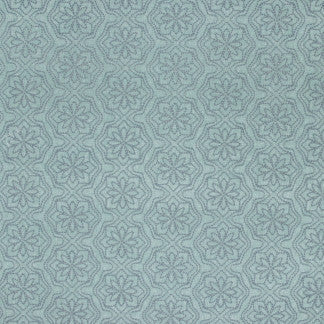 Seeing Stars Spa Blue by Carole Designer Fabric Seamist 70% Polyester, 30% Cotton India N/A Horizontal: 13" and Vertical: 5 5/8" V 52" - Swanky Fabrics -