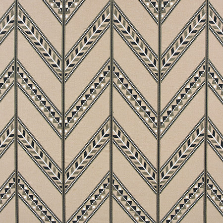 At This Moment Ashen by Carole Fabric Harvest 60% Polyester, 40% Cotton India  15 1/8" V, 12 3/8" H 50.75"  - Fabric Carolina -