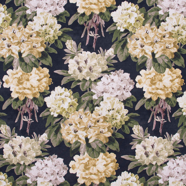 As We Love Midnight by Carole Fabric Lemongrass 100% Cotton-SSR Peru Passes 24,000 Double Rubs Wyzenbeek Horizontal: 13.5 and Vertical: 34 54 - Fabric Carolina -