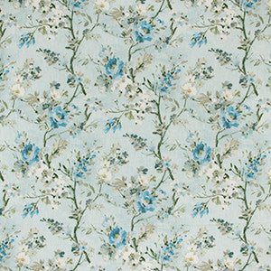 Hillside Charm Aqua by Carole Fabric