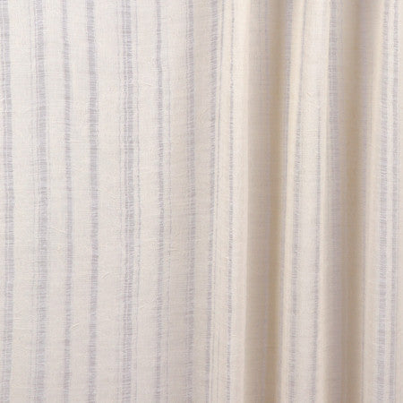 Broadcaster Linen by Carole Designer Fabric Sheer Movement 100% Polyester Turkey 15 "H 118" - Swanky Fabrics -