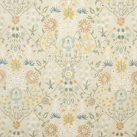Day Of Magic Spring by Carole Fabric Artisan 69% Polyester, 23% Viscose, 8% Linen CHINA 12,000 Wyzenbeek Double Rubs 27" V, 27" H 55"  - Fabric Carolina -