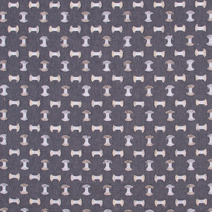 Pick A Bow Gunmetal by Carole Fabric