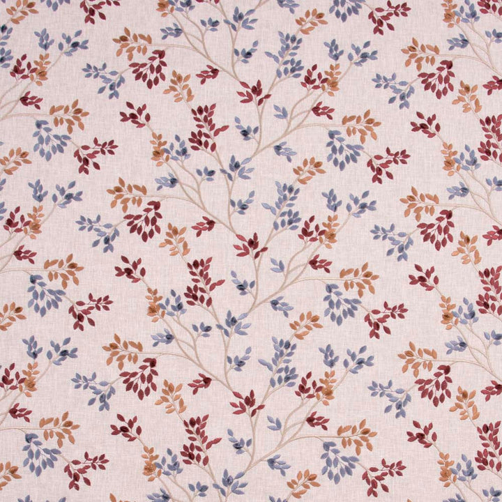 Feet Above Vineyard by Carole Designer Fabric Red Sea 52% Cotton, 48% Polyester India 20,000 Wyzenbeek Double Rubs Horizontal: 17.25 and Vertical: 9.125 51.75 - Swanky Fabrics -