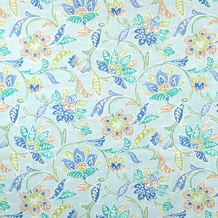 For Your Eyes Seaglass by Carole Designer Fabric Misty Glen 75% Cotton, 25% Linen-Soil Repellent Pakistan 25" V, 13" H HD 54"" - Swanky Fabrics -
