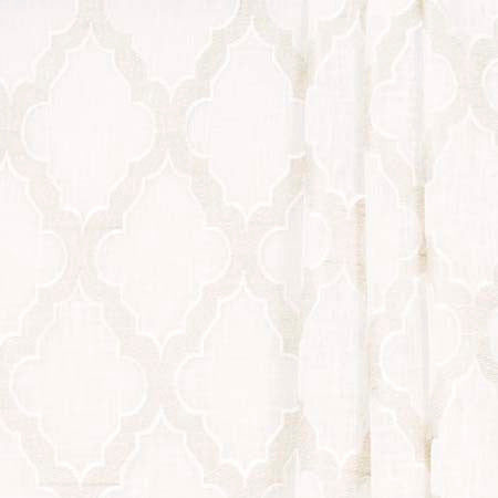 Entire Story Parchment by Carole Designer Fabric Sheer Intrigue 100% Polyester India N/A Horizontal: 6" and Vertical: 9 1/2" V 51" - Swanky Fabrics -