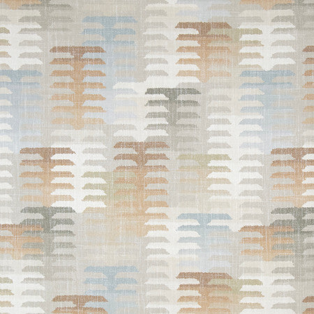 Canyon Crossing Sand Dune by Carole Designer Fabric Go West 36% Polyester, 26% Cotton, 22% Viscose, 16% Linen 50,000 Wyzenbeek Double Rubs 26" V, 26 1/4" H 52 1/2" - Swanky Fabrics -