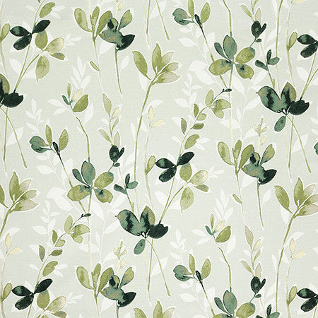 With The Flow Aquamist by Carole Designer Fabric Dewdrop 100% Cotton India 24" V, 13 1/2" H HD 54" - Swanky Fabrics -