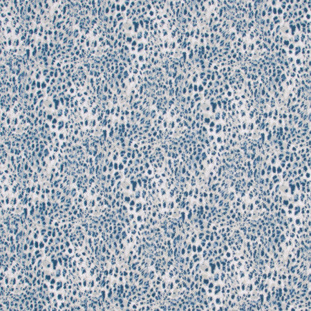 Spotted All Over River by Carole Fabric Jungle Safari 100% Cotton India  13 1/2" V, 13 3/4" H HD 54"  - Fabric Carolina -