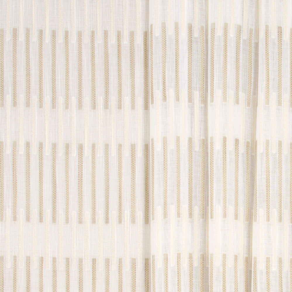 Roped Around Latte by Carole Fabric Sheer Marvel 100% Polyester TURKEY N/A Horizontal: 875 and Vertical: 75 118 - Fabric Carolina -